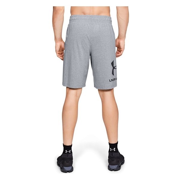 Byxor Under Armour Sportstyle Cotton Logo Gråa 173 - 177 cm/S