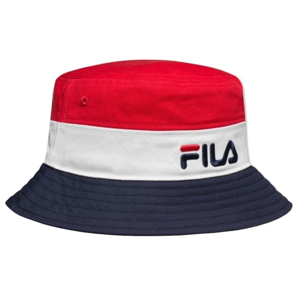 Hatut Fila Blocked Bucket Hat Valkoiset,Punainen,Vaaleansiniset Produkt av avvikande storlek