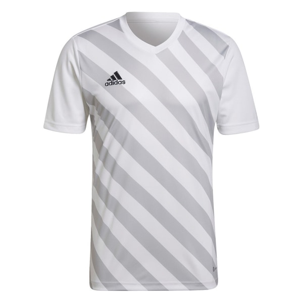 Shirts Adidas Entrada 22 Gråa,Vit 164 - 169 cm/S