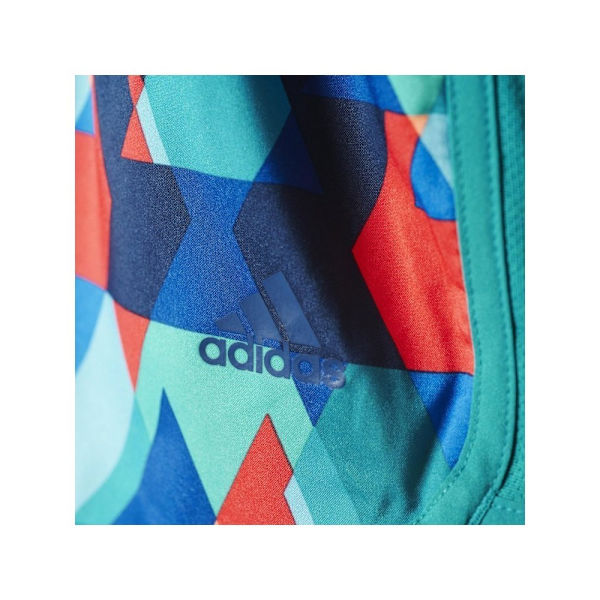Byxor Adidas M10 Q1 Short Röda,Blå 164 - 169 cm/M