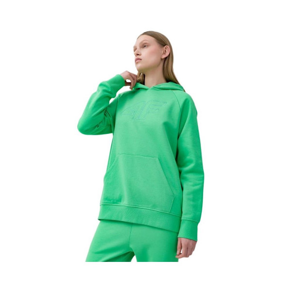 Puserot je Fleecet 4F SS23TSWSF53541S Vihreät 168 - 171 cm/M