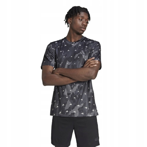 T-shirts Adidas Essentials Seasonal Training Grafit 176 - 181 cm/L