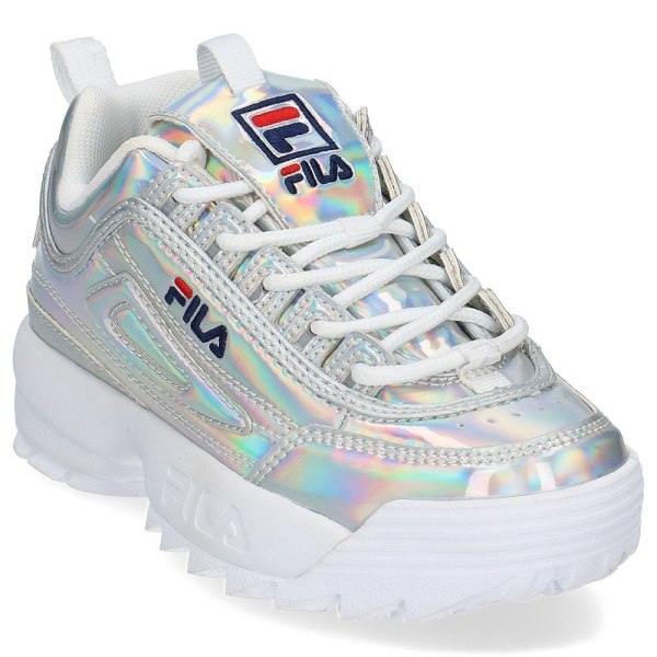 Lågskor Fila Disruptor M Kids Silver,Gråa 39