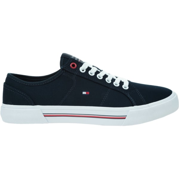 Lenkkitossut Tommy Hilfiger Core Corporate Vulc Canvas Mustat 46