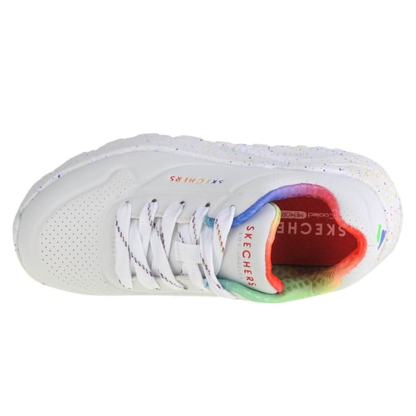 Sneakers low Skechers Uno Lite Rainbow Speckle Hvid 30