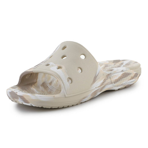 Rantakengät Crocs Classic Marbled Slide Beesit 41