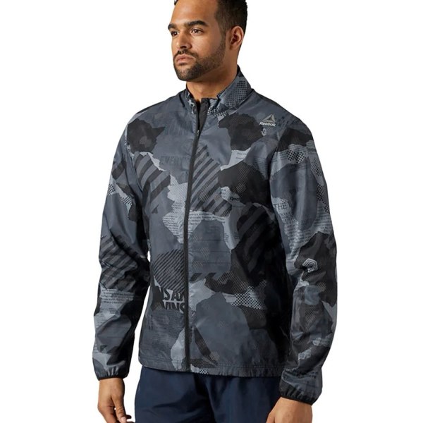 Jakker Reebok One Series Running Reflect Grå,Sort 182 - 187 cm/L