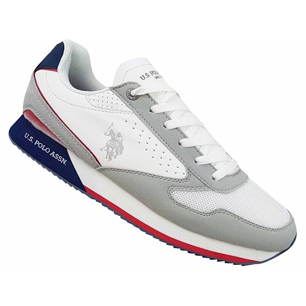 Sneakers low U.S. Polo Assn NOBIL003CWHIDBL08 Hvid,Sølv 43