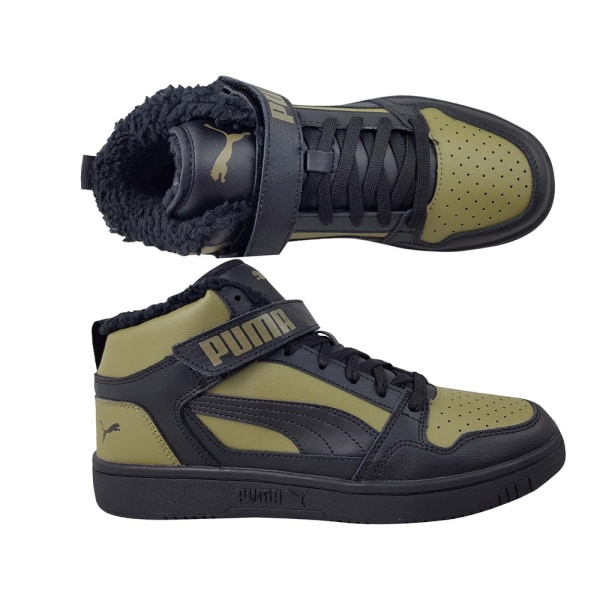 Skor Puma Rebound Mid Svarta,Gröna 43