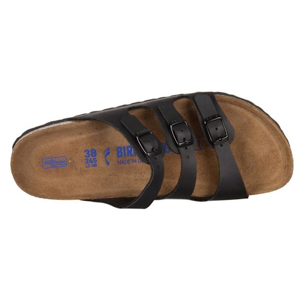 Rantakengät Birkenstock Florida Birkoflor Mustat 39