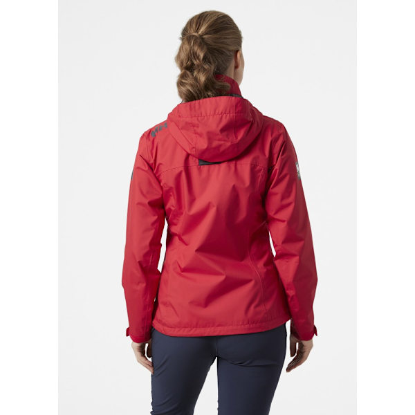 takki Helly Hansen Crew Hooded Tummanpunainen 166 - 170 cm/M