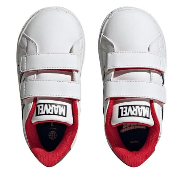 Puolikengät Adidas Grand Court X Marvel Spider-man Valkoiset 22