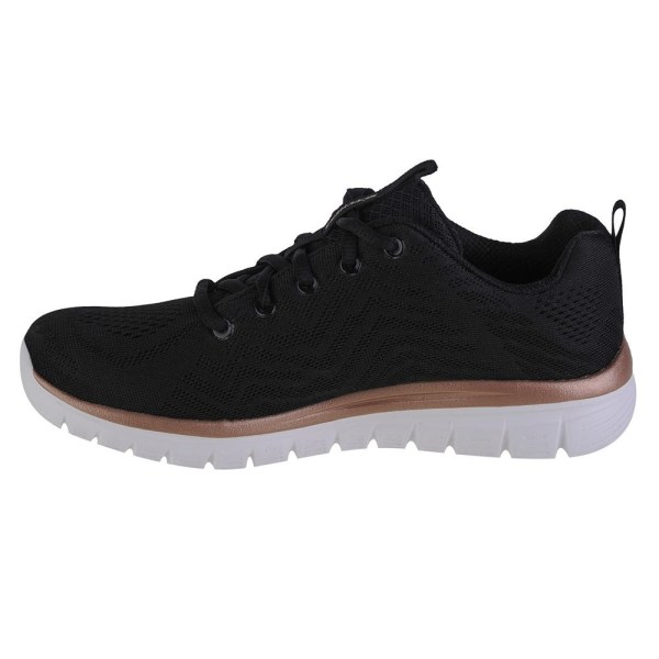 Puolikengät Skechers Connected Mustat 37