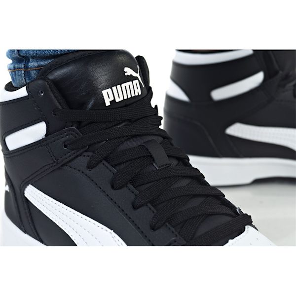 Kengät Puma Rebound Layup SL JR Valkoiset,Mustat 38.5