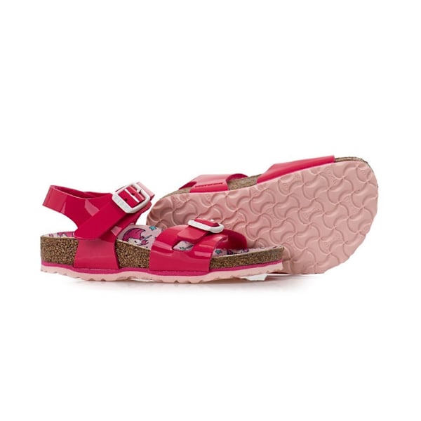 Sandaler Birkenstock Rio Kids BF Patent Unicorn Rød 26