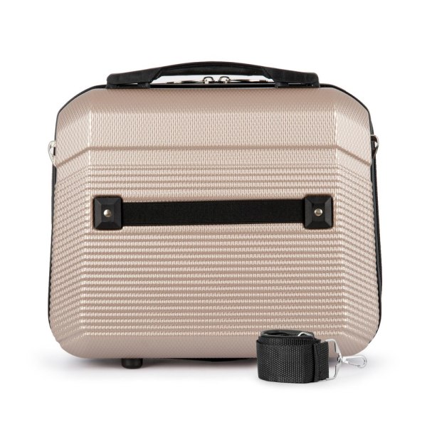 Ufferter Solier Kuferek Podróżny Mały Abs Stl945 Szampan Beige