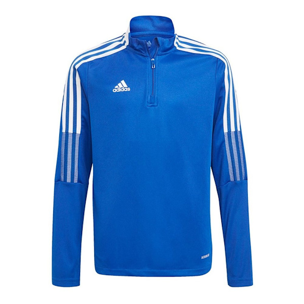 Puserot je Fleecet Adidas Tiro 21 Training Top Vaaleansiniset 123 - 128 cm/XS