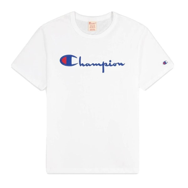 T-shirts Champion Reverse Weave Script Logo Crewneck Hvid 173 - 177 cm/S