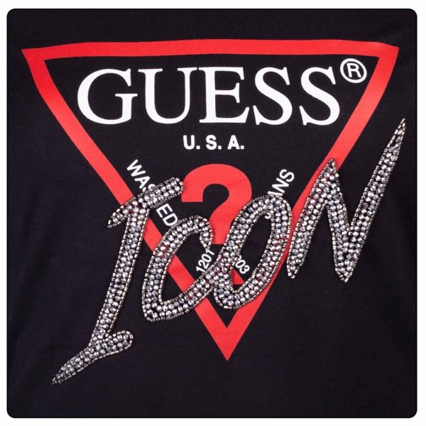 T-paidat Guess W3BI41I3Z14JBLK Mustat 158 - 162 cm/XS