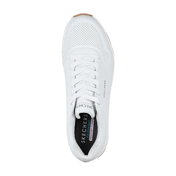 Puolikengät Skechers Uno Stand ON Air Valkoiset 47.5