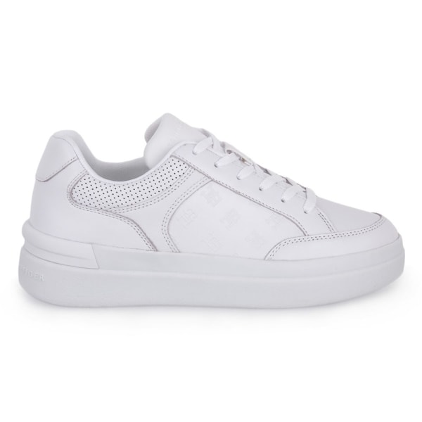 Lågskor Tommy Hilfiger Ybs Embossed Court Vit 37