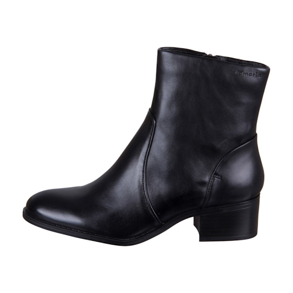 Sko Tamaris Black Materialmix Aus Leder Und Sythetik Sort 40