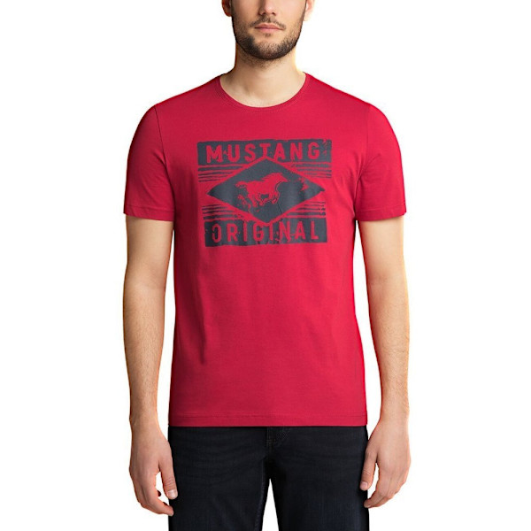 Shirts Mustang Alex C Print Röda 164 - 169 cm/S