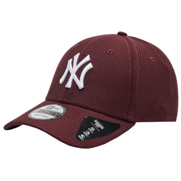Hatut New Era 9FORTY Diamond New York Yankees Tummanpunainen Produkt av avvikande storlek
