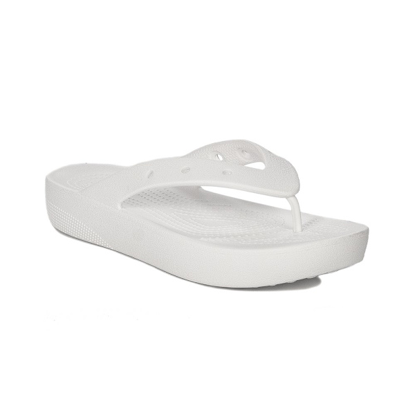 Varvassandaalit Crocs Platform Flip Valkoiset 41