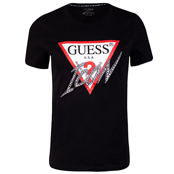 T-shirts Guess CN Icon Tee Sort 163 - 167 cm/S