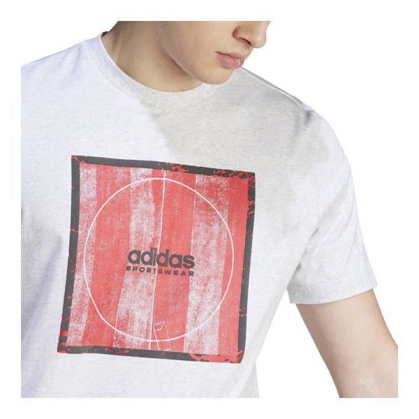 T-paidat Adidas Tiro Box Tee Valkoiset 182 - 187 cm/XL