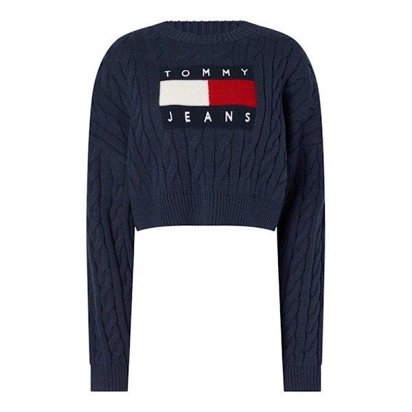 Trøjer Tommy Hilfiger Tjw Bxy Center Flag Flåde 173 - 177 cm/L