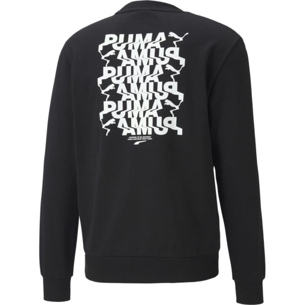 Sweatshirts Puma Avenir Graphic Crew Svarta 182 - 187 cm/L