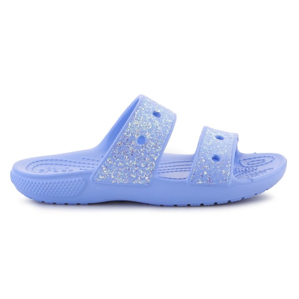 Tøffel Crocs Classic Glitter Sandal Kids Blå 32