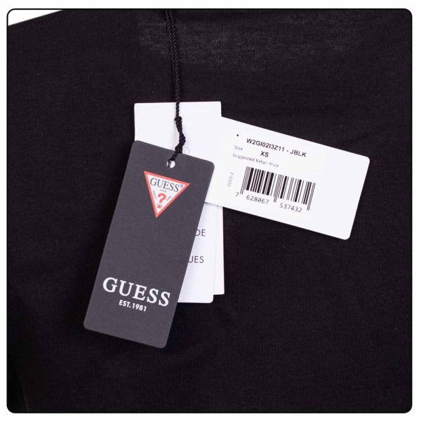 Shirts Guess CN Icon Tee Svarta 163 - 167 cm/S