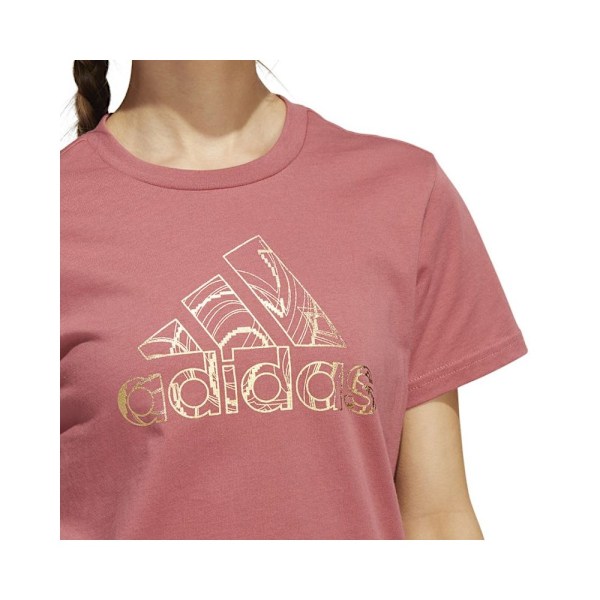 Shirts Adidas Holiday Graphic Tee W Beige 158 - 163 cm/S