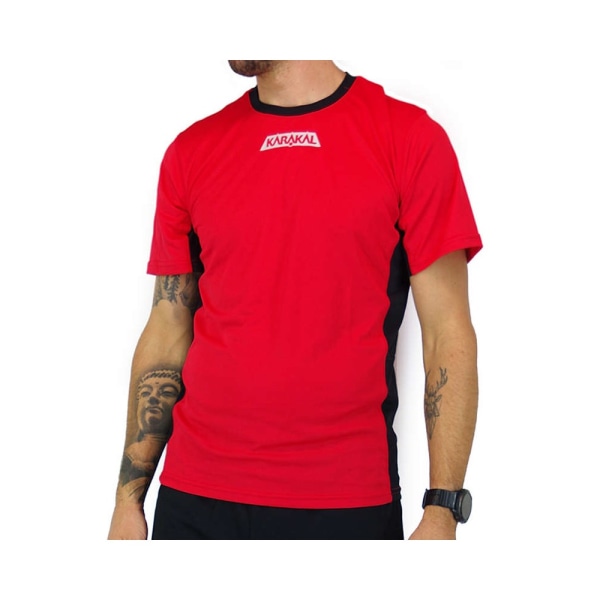 Shirts Karakal Pro Tour Tee Röda 183 - 187 cm/L