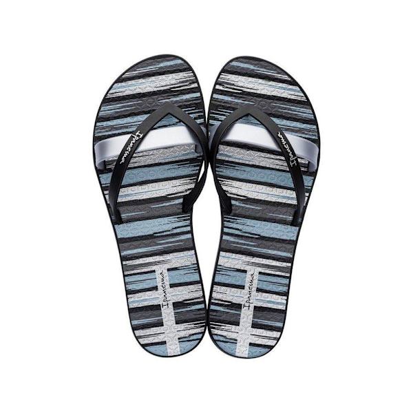 flip-flops Ipanema Kirei Silk IV Fem Silver,Svarta 35