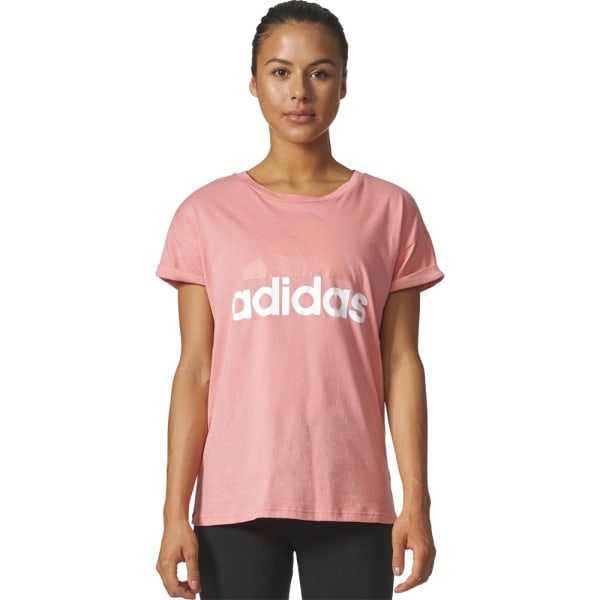 T-shirts Adidas Ess Linear Tee Pink 170 - 175 cm/L