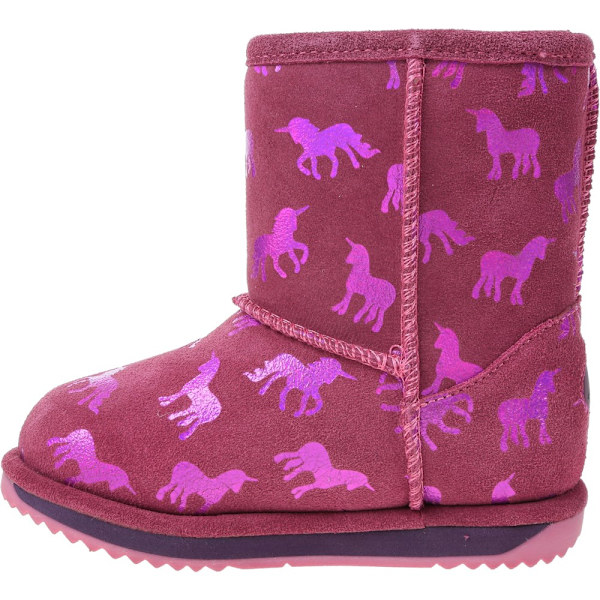 Lumisaappaat Emu Australia Rainbow Unicorn Brumby Vaaleanpunaiset 27