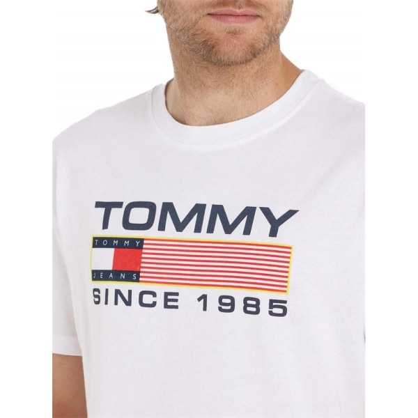 Shirts Tommy Hilfiger DM0DM14991YBR Vit 174 - 178 cm/M