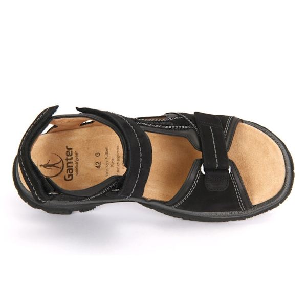 Sandaler Ganter Giovanni 25 71280100 Nappa Sort 42