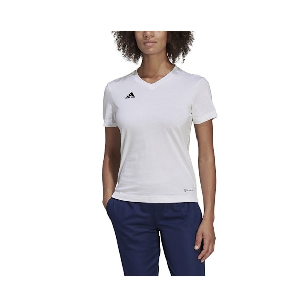 T-paidat Adidas Entrada 22 Tee W Valkoiset 152 - 157 cm/XS