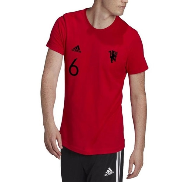 T-paidat Adidas Mufc Gfx T 6 Punainen 188 - 193 cm/XXL