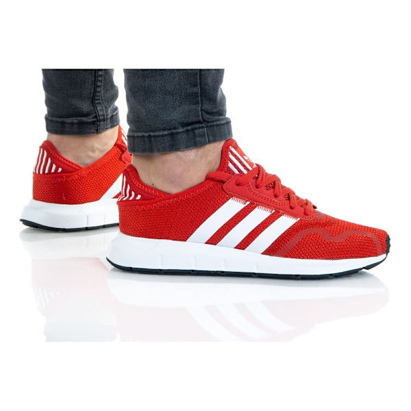 Sneakers low Adidas Swift Run X J Hvid,Rød 37 1/3