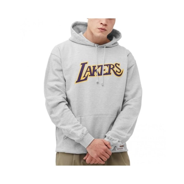 Sweatshirts Mitchell & Ness Team Logo Hoody Los Angeles Lakers M Gråa 173 - 177 cm/S