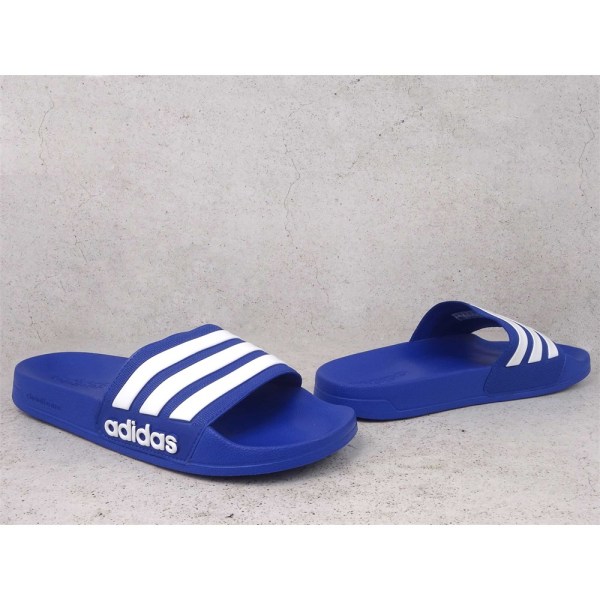 Rantakengät Adidas Adilette Shower Valkoiset,Vaaleansiniset 48.5