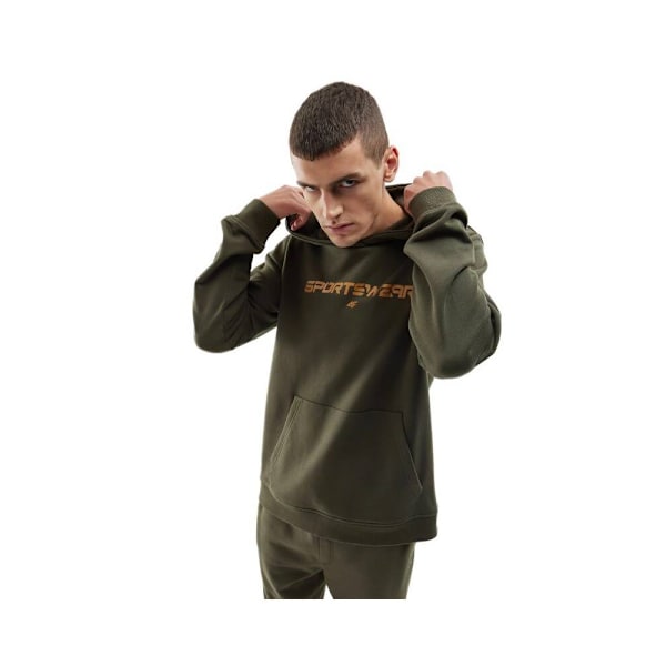 Puserot je Fleecet 4F 4FAW23TSWSM077343S Oliivinväriset 182 - 185 cm/XL