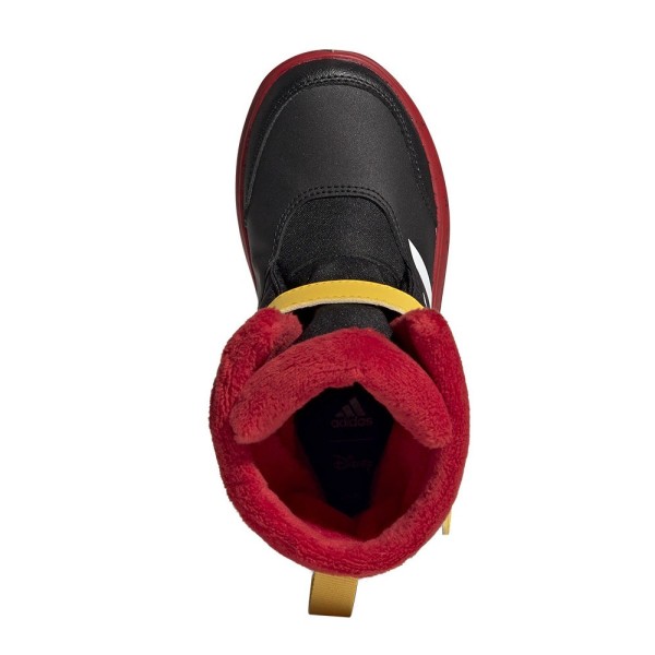 Lumisaappaat Adidas Winterplay Disney Mickey Mustat,Tummanpunainen 33