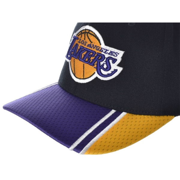 Mössar Mitchell & Ness Los Angeles Lakers Svarta Produkt av avvikande storlek